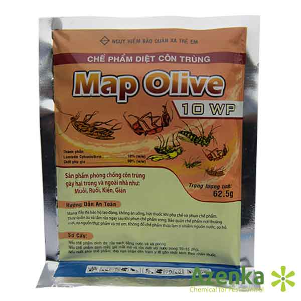 Thuốc diệt muỗi Map Olive 10 WP - Gói 62,5 gram (Anh Quốc)